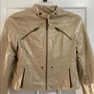 Nude Leather Jacket
